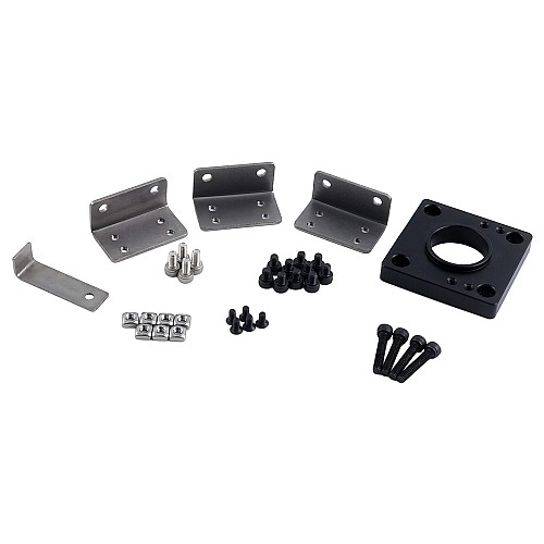 LK2A40 시리즈 볼 스크류 구동 리니어 모듈 최대 속도 500mm/s 위치 정밀도 0.003mm 스트로크 36mm - LK2A40-17DL050-036 | StepperOnline