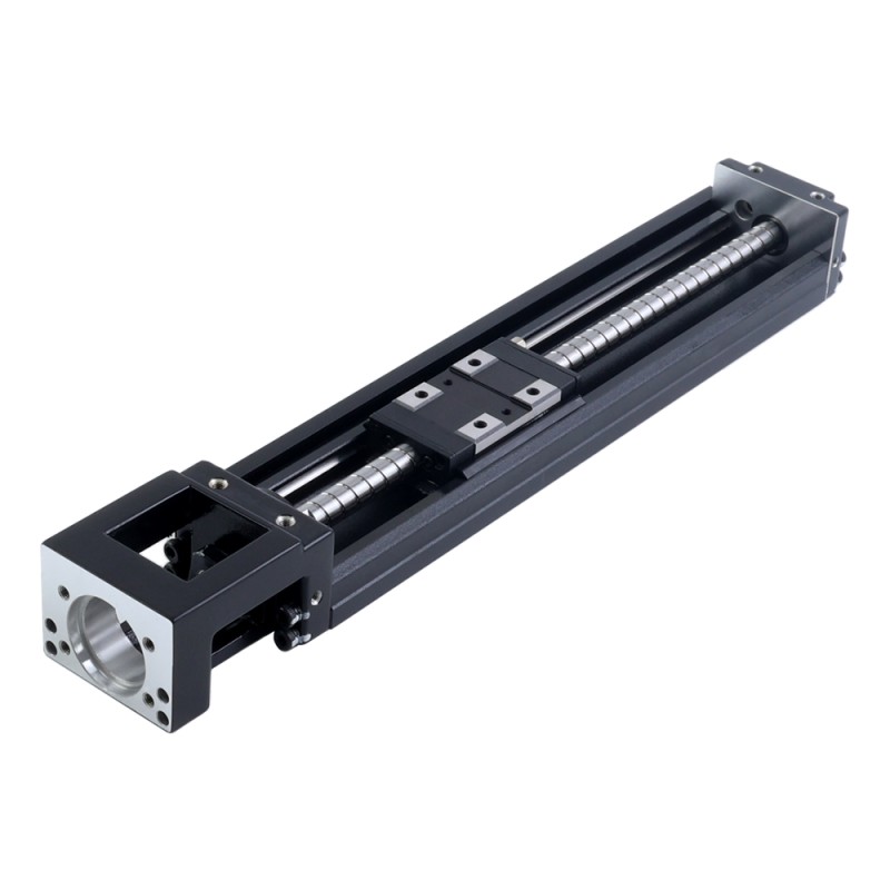 LK2A40 시리즈 볼 스크류 구동 리니어 모듈 최대 속도 500mm/s 위치 정밀도 0.003mm 스트로크 136mm - LK2A40-17DL050-136 | StepperOnline