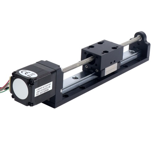 Nema 11 리드 나사가 있는 작동 장치 1.0A 스트로크 100mm 0.05Nm(7.08oz.in) 리드 5.08mm(0.2) 센서 포함