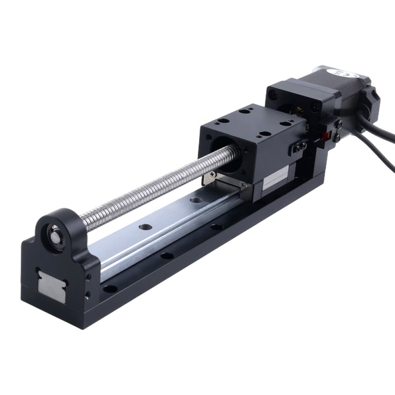 Nema 14 스테핑 모터 볼 스크류 리니어 액추에이터 1.5A 스트로크 200mm 0.20Nm(28.32oz.in) 리드 5mm(0.19685) 센서 포함 - LMD14S18BVB15-200 | StepperOnline