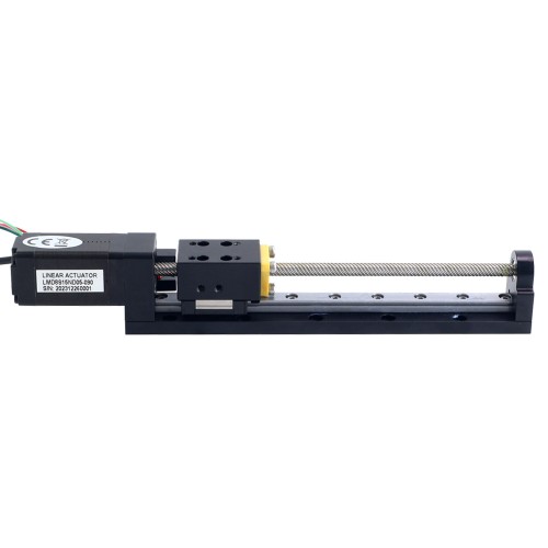 Nema 8 리드 나사가 있는 작동 장치 0.5A 스트로크 90mm 0.02Nm(2.832oz.in) 리드 10.16mm(0.4) 센서 포함