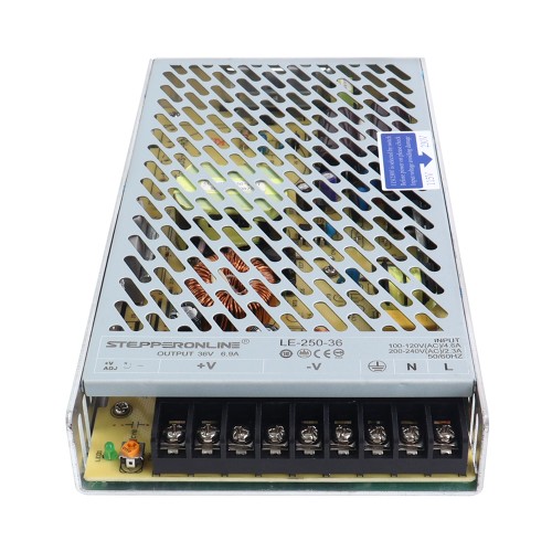 250W 36V 6.9A 115/230V 스위칭 전원 공급 장치 스테퍼 모터 CNC 라우터 키트 - LE-250-36 | StepperOnline