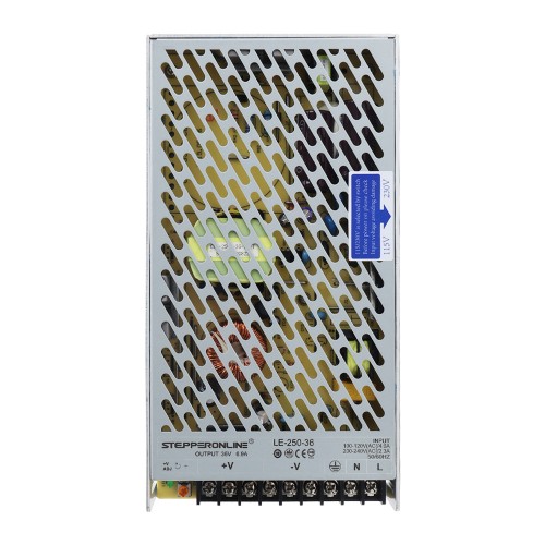 250W 36V 6.9A 115/230V 스위칭 전원 공급 장치 스테퍼 모터 CNC 라우터 키트 - LE-250-36 | StepperOnline