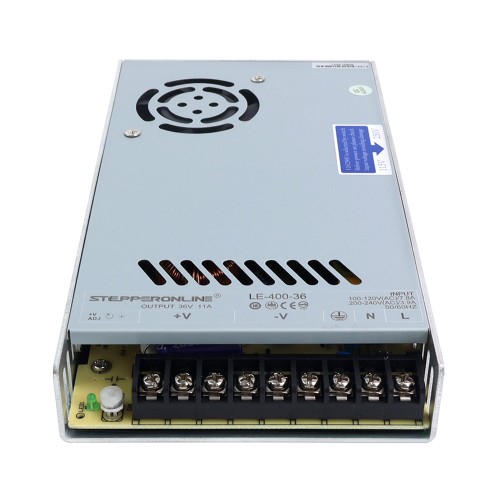 400W 36V 11.0A 115/230V 스위칭 전원 공급 장치 스테퍼 모터 CNC 라우터 키트 - LE-400-36 | StepperOnline