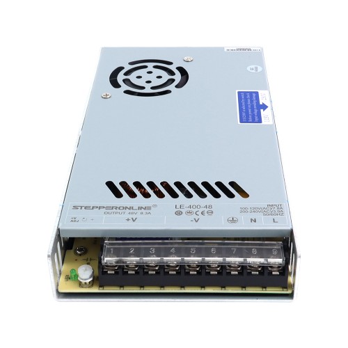 400W 48V 8.3A 115/230V 스위칭 전원 공급 장치 스테퍼 모터 CNC 라우터 키트 - LE-400-48 | StepperOnline