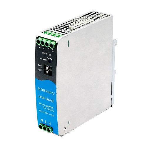 120W 55V 2.2A 85-264VAC/120-370VDC DIN 레일 PFC 기능을 갖춘 스위칭 전원 공급 장치