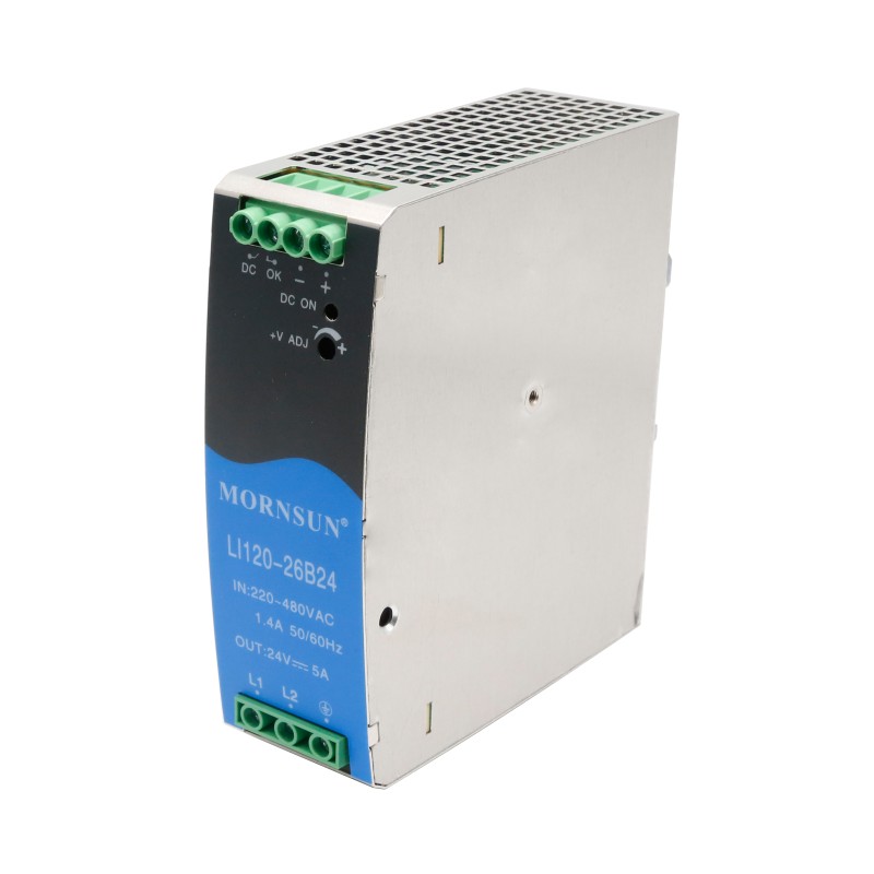 120W 48V 2.5A 180-600VAC/254-848VDC DIN 레일 스위칭 전원 공급 장치