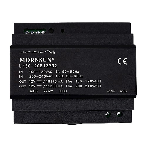 150W 15V 10.0A 85-264VAC/120-370VDC DIN 레일 스위칭 전원 공급 장치