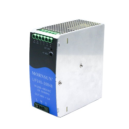 240W 24V 10.0A 180-550VAC/254-780VDC DIN 레일 PFC 기능을 갖춘 스위칭 전원 공급 장치