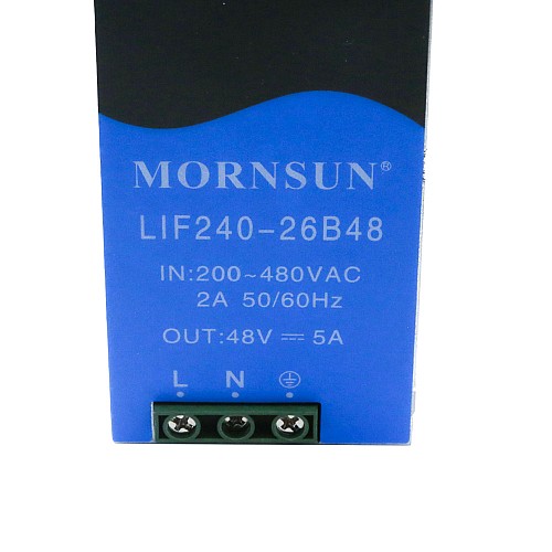 240W 24V 10.0A 180-550VAC/254-780VDC DIN 레일 PFC 기능을 갖춘 스위칭 전원 공급 장치