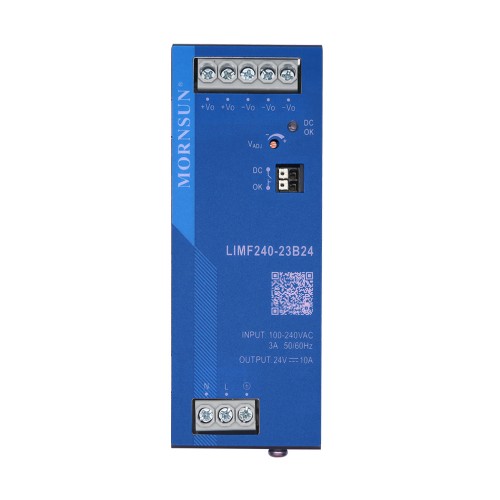 240W 24V 10.0A 85-277VAC/120-390VDC DIN 레일 PFC 기능을 갖춘 스위칭 전원 공급 장치