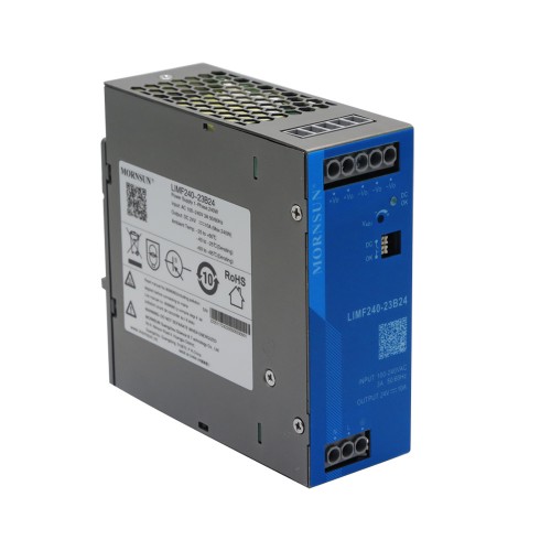 240W 24V 10.0A 85-277VAC/120-390VDC DIN 레일 PFC 기능을 갖춘 스위칭 전원 공급 장치