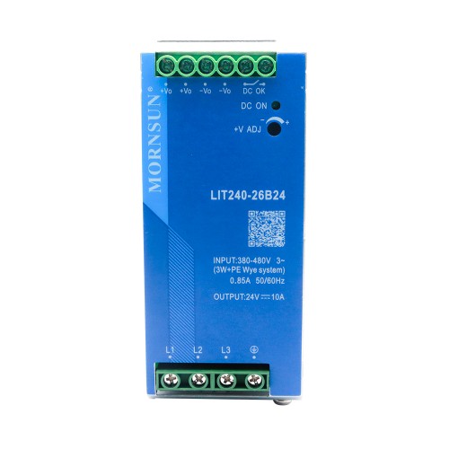 240W 48V 5.0A 320-600VAC/450-850VDC DIN 레일 스위칭 전원 공급 장치