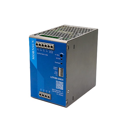 480W 48V 10.0A 3x320-600VAC/450-800VDC DIN 레일 PFC 기능을 갖춘 스위칭 전원 공급 장치