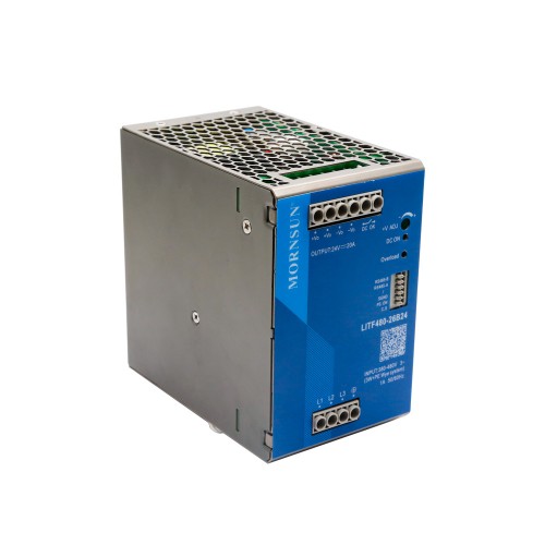 480W 48V 10.0A 3x320-600VAC/450-800VDC DIN 레일 PFC 기능을 갖춘 스위칭 전원 공급 장치