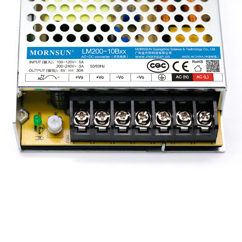 200W 24V 8.8A 176-264VAC/240-370VDC 스위칭 전원 공급 장치