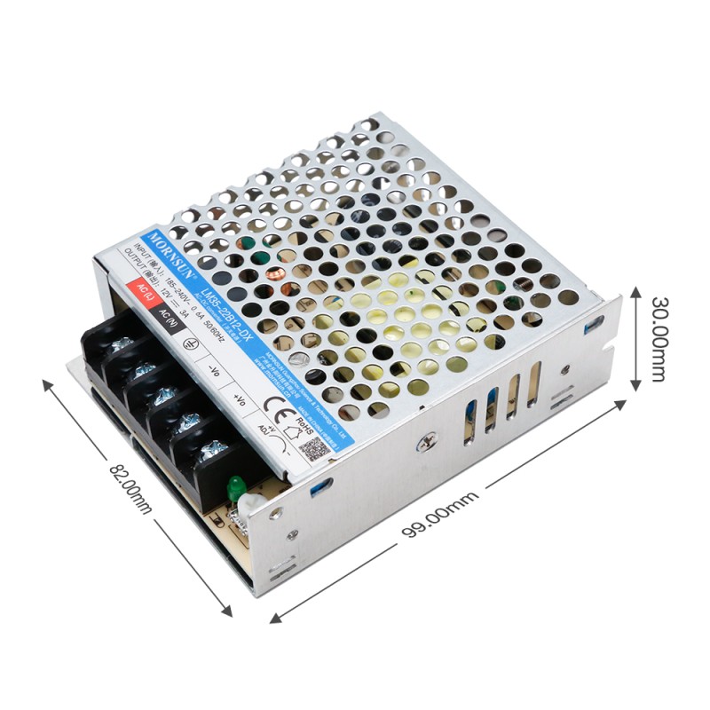 35W 12V 3.0A 165-264VAC/180-370VDC 스위칭 전원 공급 장치