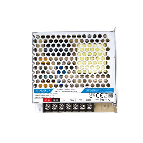 50W 5V/6.0A 12V/2.0A 85-264VAC/120-370VDC 스위칭 전원 공급 장치