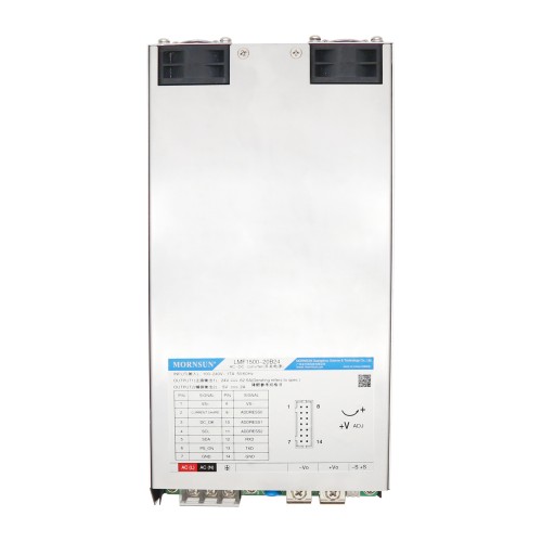 1500W 24V 62.5A 85-264VAC/120-370VDC PFC 기능을 갖춘 스위칭 전원 공급 장치