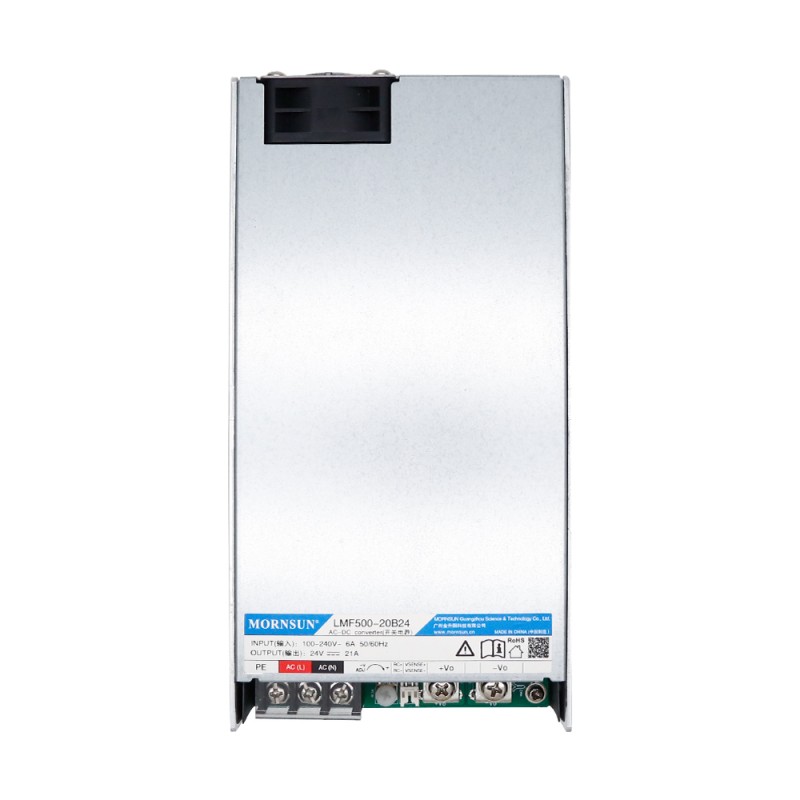 500W 48V 10.4A 80-264VAC/110-370VDC PFC 기능을 갖춘 스위칭 전원 공급 장치