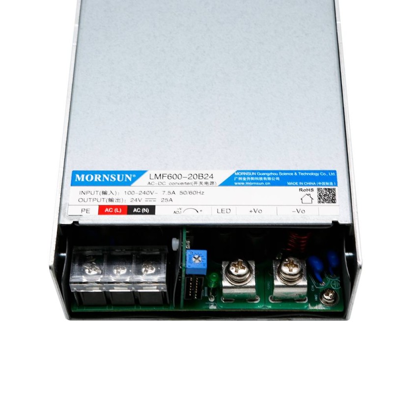 600W 48V 12.6A 80-277VAC/110-390VDC PFC 기능을 갖춘 스위칭 전원 공급 장치