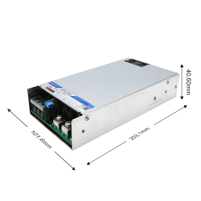 600W 48V 12.6A 80-277VAC/110-390VDC PFC 기능을 갖춘 스위칭 전원 공급 장치