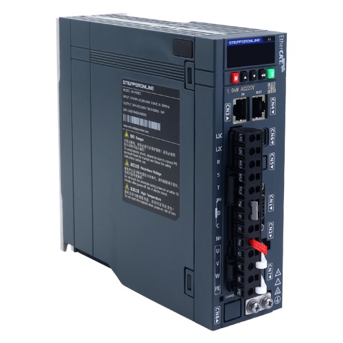 A6 시리즈 1000W EtherCAT AC 서보 모터 키트 3000rpm 3.18Nm 17비트 절대 인코더 IP67 - A6-EC1000H2A1-M17 | StepperOnline