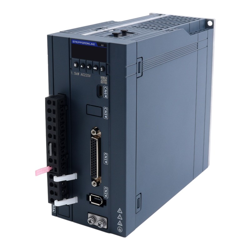 A6H 시리즈 1300W RS485 AC 서보 모터 키트 1500rpm 8.34Nm 17비트 앱솔루트 엔코더 IP67 - A6H-RS1300H2A1-M17 | StepperOnline
