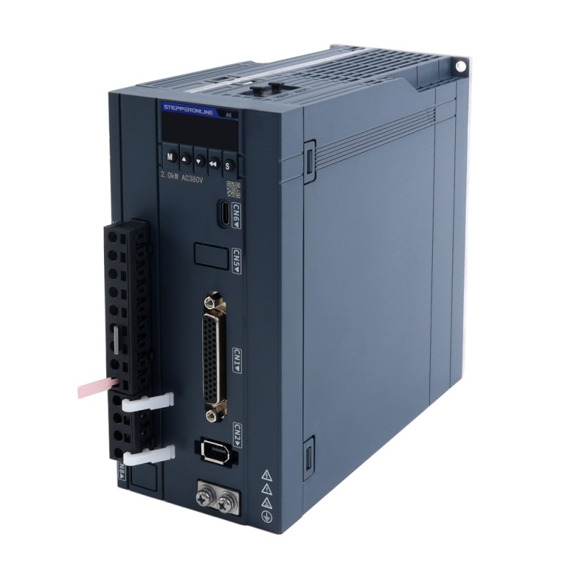A6H 시리즈 1800W RS485 AC 서보 모터 키트 1500rpm 11.50Nm 브레이크 포함 17비트 앱솔루트 엔코더 IP67 - A6H-RS1800H3B1-M17 | StepperOnline
