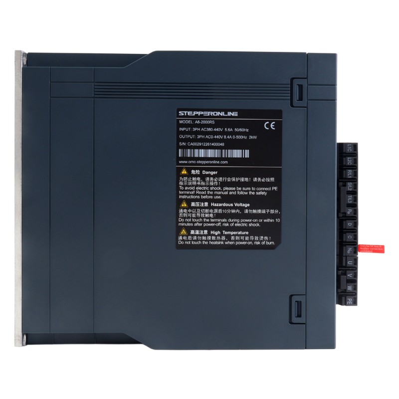 A6H 시리즈 1800W RS485 AC 서보 모터 키트 1500rpm 11.50Nm 브레이크 포함 17비트 앱솔루트 엔코더 IP67 - A6H-RS1800H3B1-M17 | StepperOnline