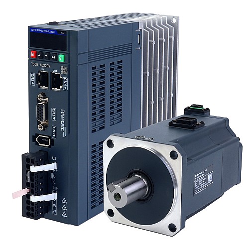 A6 시리즈 750W EtherCAT AC 서보 모터 키트 3000rpm 2.39Nm 브레이크 포함 17비트 절대 인코더 IP67 - A6-EC750H2B1-M17 | StepperOnline A6 시리즈 750W EtherCAT AC 서보 모터 키트 3000rpm 2.39Nm 브레이크 포함 17비트 절대 인코더 IP67 - A6-EC750H2B1-M17 | StepperOnline