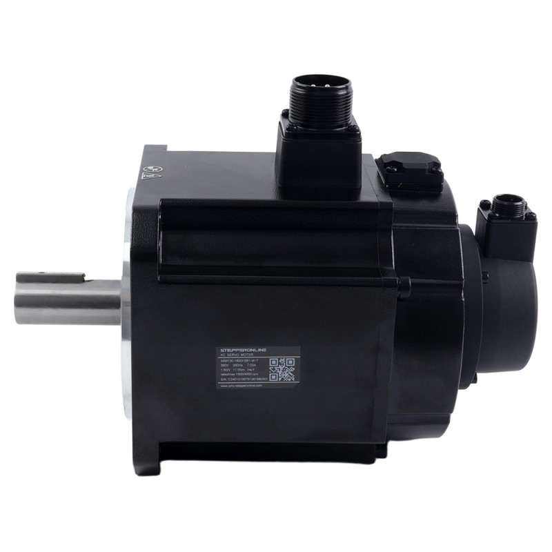 A6H 시리즈 1800W EtherCAT AC 서보 모터 키트 1500rpm 11.50Nm 브레이크 포함 17비트 앱솔루트 엔코더 IP67 - A6H-EC1800H3B1-M17 | StepperOnline