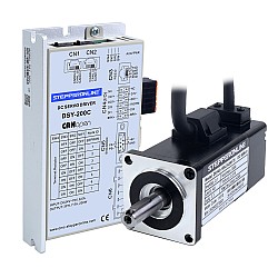 DSY 시리즈 100W CANopen DC 서보 모터 24-70VDC 0.318Nm 3000rpm 17-비트 증분형 엔코더 IP65