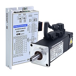 DSY 시리즈 100W CANopen DC 서보 모터 24-70VDC 0.318Nm 브레이크 포함 3000rpm 17-비트 증분형 엔코더 IP65