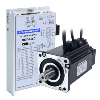DSY 시리즈 750W CANopen DC 서보 모터 24-70VDC 2.39Nm 브레이크 포함 3000rpm 17-비트 증분형 엔코더 IP65