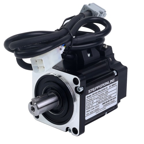 DSY 시리즈 200W CANopen DC 서보 모터 24-70VDC 0.637Nm 3000rpm 17-비트 증분형 엔코더 IP65 - DSY-C200L2A2-M17S | StepperOnline