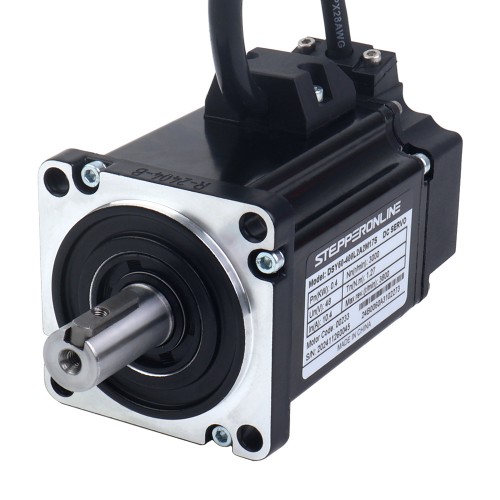 DSY 시리즈 400W CANopen DC 서보 모터 24-70VDC 1.27Nm 3000rpm 17-비트 증분형 엔코더 IP65 - DSY-C400L2A2-M17S | StepperOnline