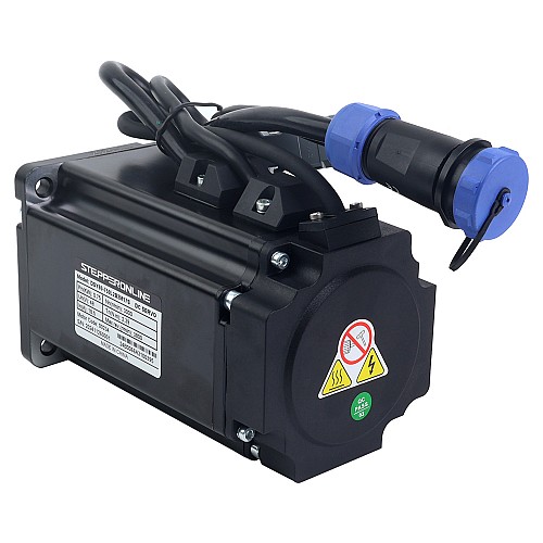 DSY 시리즈 750W CANopen DC 서보 모터 24-70VDC 2.39Nm 브레이크 포함 3000rpm 17-비트 증분형 엔코더 IP65 - DSY-C750L2B2-M17S | StepperOnline