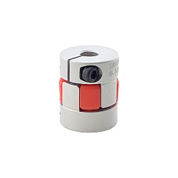6.35mm - 6.35mm 유연한 턱 연결 20x25mm CNC 스테퍼 모터 샤프트 연결기