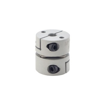 5mm - 5mm 유연한 단일 디스크 커플링 19x19mm CNC 스테퍼 모터 키 홈 샤프트 커플러