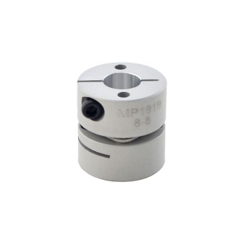 8mm - 8mm 유연한 단일 디스크 커플링 19x19mm CNC 스테퍼 모터 키 홈 샤프트 커플러