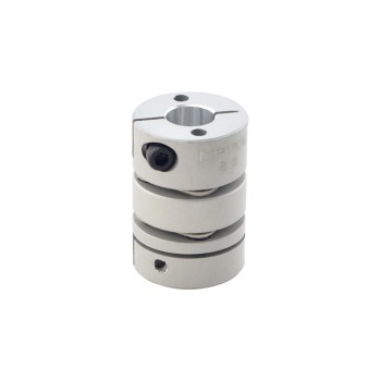 8mm - 8mm 유연한 이중 디스크 연결 19x26mm CNC 스테퍼 모터 샤프트 연결기