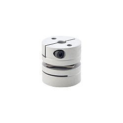 5mm - 6mm 유연한 단일 디스크 커플링 26x26mm CNC 스테퍼 모터 키 홈 샤프트 커플러