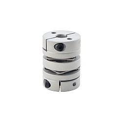 5mm - 8mm 유연한 이중 디스크 연결 26x35mm CNC 스테퍼 모터 샤프트 연결기