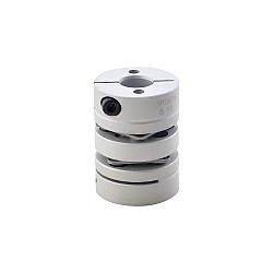 8mm - 10mm 유연한 이중 디스크 연결 26x35mm CNC 스테퍼 모터 샤프트 연결기