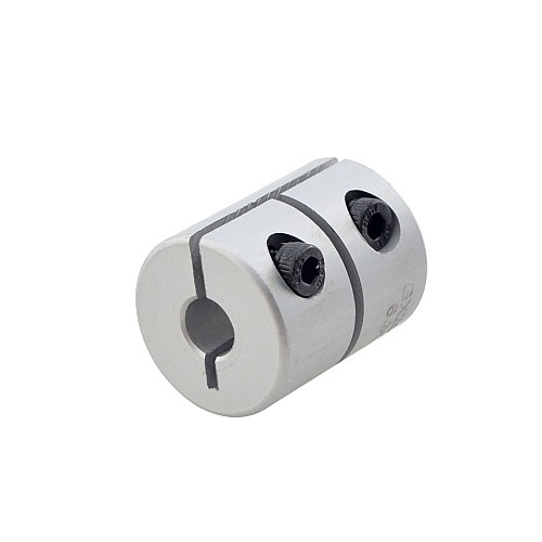 6.35mm - 8mm 리지드 커플 링 20x25mm CNC 스테퍼 모터 키 홈 샤프트 커플러