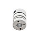 8mm - 8mm 유연한 이중 디스크 연결 19x26mm CNC 스테퍼 모터 샤프트 연결기