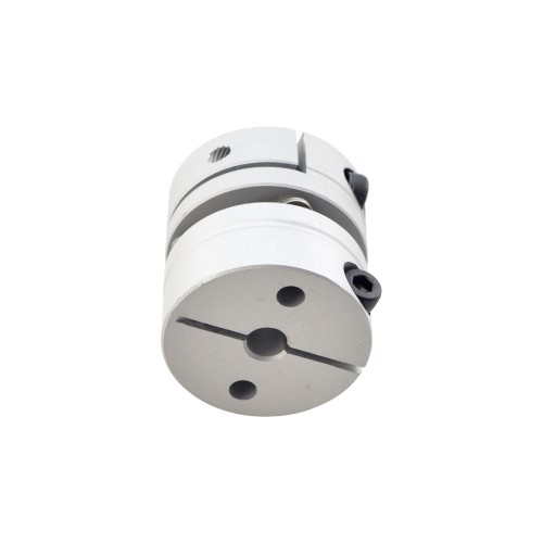 5mm - 6.35mm 유연한 단일 디스크 커플링 26x26mm CNC 스테퍼 모터 키 홈 샤프트 커플러