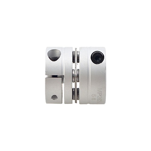 5mm - 8mm 유연한 단일 디스크 커플링 26x26mm CNC 스테퍼 모터 키 홈 샤프트 커플러