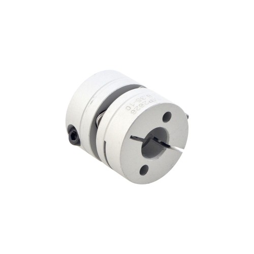 6.35mm - 10mm 유연한 단일 디스크 커플링 26x26mm CNC 스테퍼 모터 키 홈 샤프트 커플러
